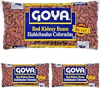 Goya Kidney Beans, Red, 1 Pound (Pack of 3)