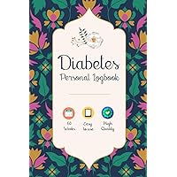 Diabetes Personal Logbook: Professional Blood Sugar Levels (Before & After) Monitoring 60 Weeks Journal for Womans
