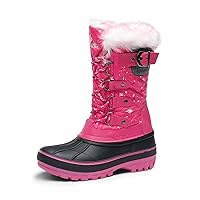 DREAM PAIRS Kids Insulated Waterproof Winter Snow Boots