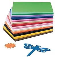 S&S Worldwide Color Splash! EVA Foam Sheets Assortment, 6 Each of 13 Bright Colors Kids Love, Cut to Any Shape With Scissors, 9
