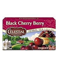 Celestial Seasonings Herbal Tea, Black Cherry Berry, 20 Count (Pack of 6)