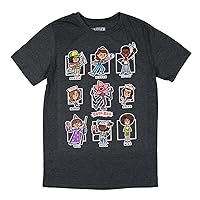 Strangers Things Big Boys' Animated Character Boxes Code Red T-Shirt
