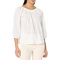 Tommy Hilfiger Women's Long Sleeve Pleated Blouse