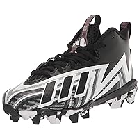 adidas Freak Spark 23 Football Shoe, Black/White/Black (Molded), 4.5 US Unisex Big Kid
