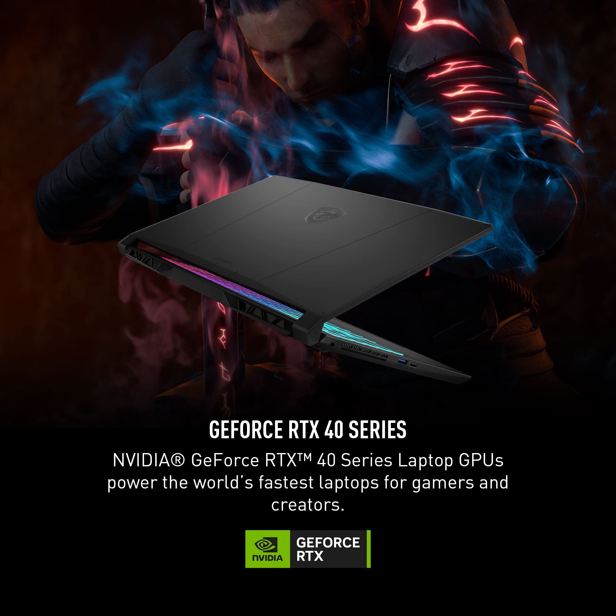 MSI Katana 17 Gaming Laptop: 13th Gen Intel Core i7, GeForce RTX 4060, 17.3