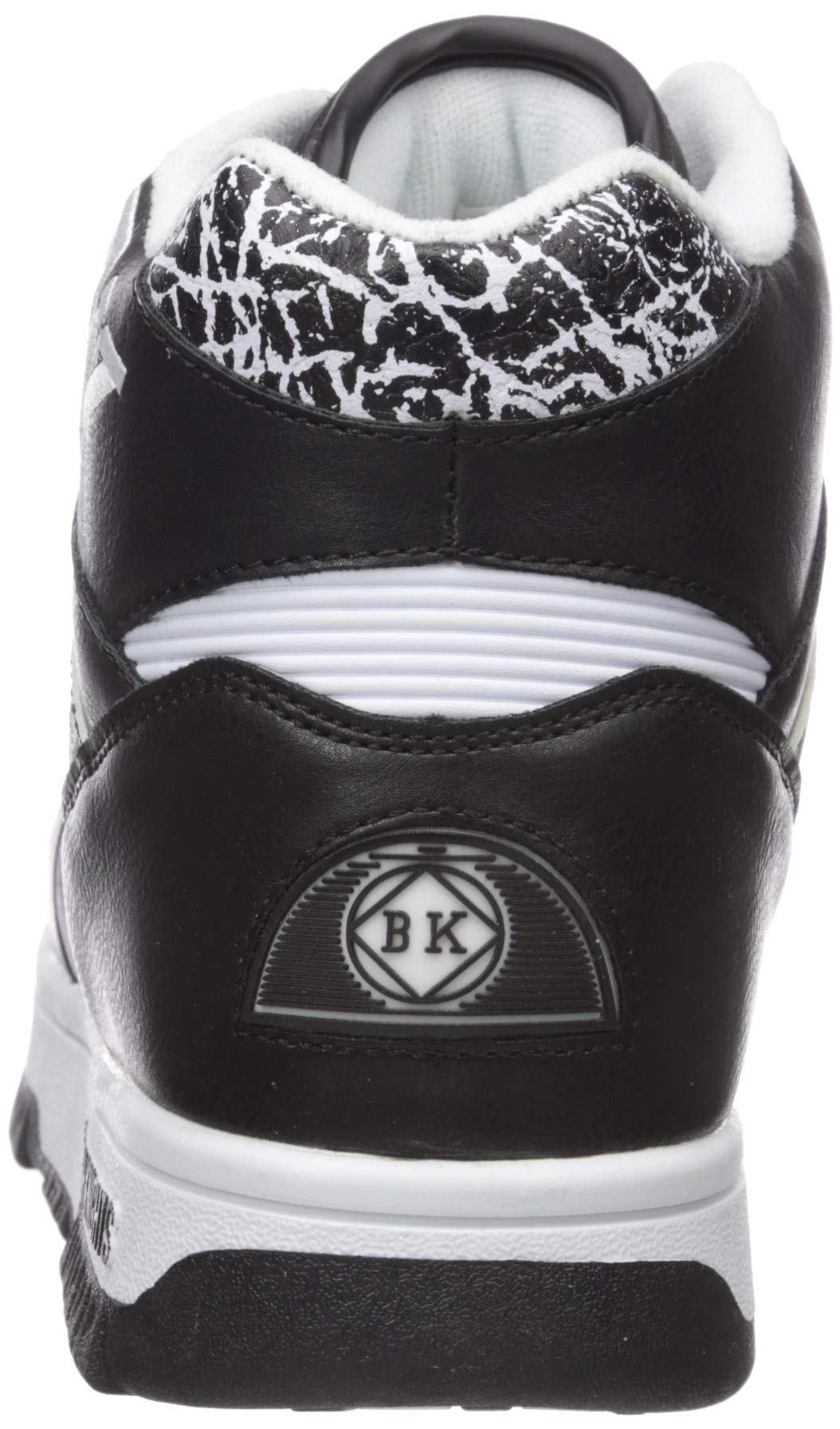 British Knights Men's Kings SL Fashion Sneaker Sneaker, Black/white/el, 13 medium