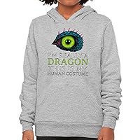 I'm Really a Dragon Kids' Hoodie - Gift for Girls - Dragon Themed Gifts