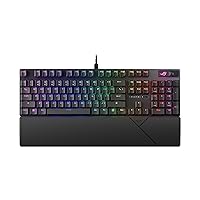 ASUS Gaming Keyboard ROG RX Optical Switch ROG Strix Scope II RX/RXRD/US/ABS Waterproof and Dustproof for Long Lasting Durability Domestic Authorized Dealer