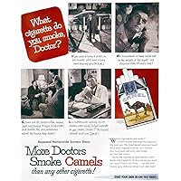 Camel Cigarette Ad 1946 NMore Doctors Smoke Camels Than Any Other Cigarette Advertisement For Camel Cigarettes From An American Magazine 1946 Poster Print by (24 x 36)