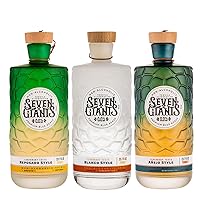 Seven Giants Reposado Style, Blanco Style and Añejo Style Tequila Alternative | Non Alcoholic Tequila | Premium Non Alcoholic Spirits by Spirits of Virtue | Imported by Think Distributors (700ml)