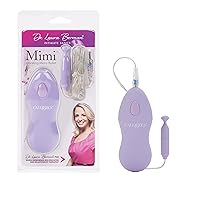 CalExotics Dr. Laura Berman Intimate Basics Mimi - Waterproof Bullet Vibrator - Adult Toys for Couples - Pocket Massager - Purple