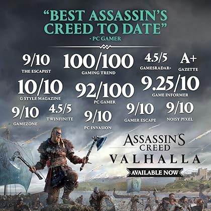 Assassin’s Creed Valhalla PlayStation 4 Standard Edition with Free Upgrade to the Digital PS5 Version