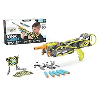 K'NEX Cyber-X C5 Neostrike - Blasts up to 60 ft - 176 Pieces, 4 Builds, Targets, 5 Darts - Great Gift Kids 8+