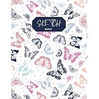 Sketch Book: Drawing Note Book for Kids - Butterfly Cover