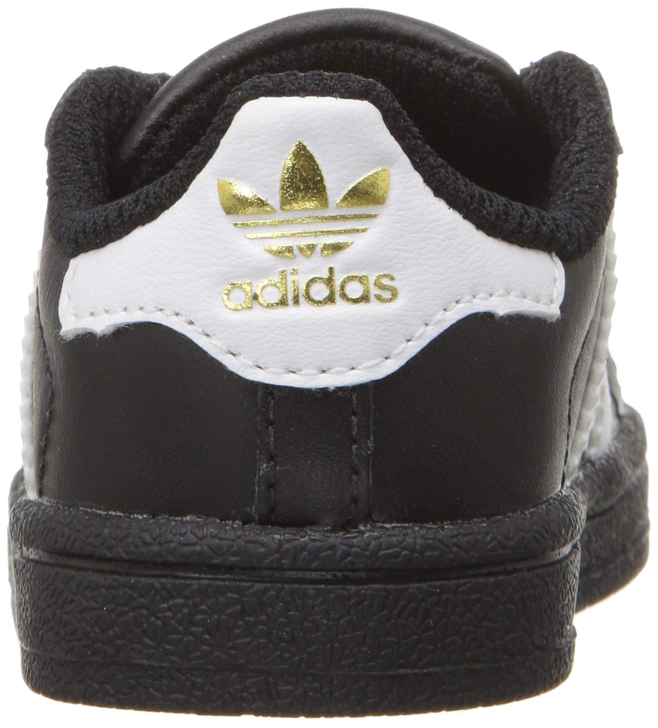 adidas Originals Infant Superstar Sneaker, Core Black/White/White, 8K