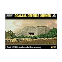 Warlord Bolt Action Coastal Defence Bunker 1:56 WWII Table Top Wargaming Diorama Plastic Model Kit 842010002