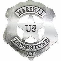 Denix Old West Replica Tombstone U.S. Marshall's Badge