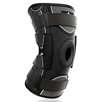 NEENCA Professional Knee Brace for Knee Pain, Adjustable Hinged Knee Support with Removable Side Stabilizers & Patella Gel Pad, Arthritis, Meniscus Tear, Knee Pain Relief, ACL, PCL,Men & Women. ACE-47