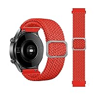 Elastic Nylon Watchbands QuickFit Straps for Garmin Fenix 7 7X 6 6X Pro 5X 5 3HR 935 945 EPIX Smart Watch Bands 22 26mm Bracelet (Color : Bring Orange, Size : 22mm Fenix 5 6 935)