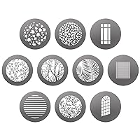 Westcott GOBO Pack: Environmental Designs (10-Pack) for use with Optical Spot by Lindsay Adler