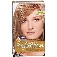 L'Oreal Superior Preference - 7A Dark Ash Blonde (Cooler) 1 Each (Pack of 10)