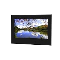 AVEL 23.8-Inch LED Bathroom TV IP65 Waterproof Smart TV – Android OS, Full HD, WI-FI, HDMI, YouTube/Netflix Compatibility (AVS240SM) (Black Frame)