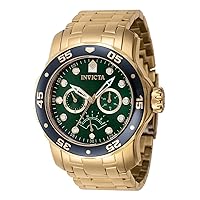 Invicta Men's Pro Diver 48mm Stainless Steel Quartz Watch, Gold (Model: 46998)