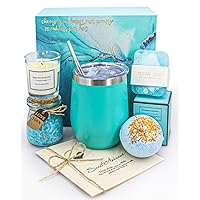 Gifts for Women, Relaxing Spa Gift Baskets Set for Her, Personalized Gifts for Women, Ideal Christmas Birthday Day Gifts for Women Mom Sister Wife Girlfriend Best Friend Coworker Who Have Everything