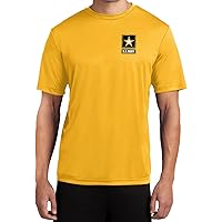 Mens US Army Pocket Print Moisture Wicking T-Shirt