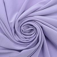 Texco Inc Solid 4-Way Stretch Venezia Polyester Spandex, DIY Projects, Apparel Fabric, Lilac 1 Yard