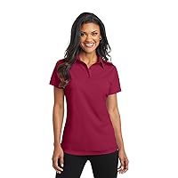 Port Authority L571 Women's Dimension Polo Red Rush XS