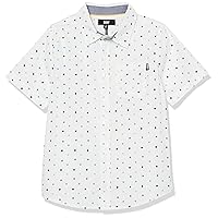 DKNY Boys Classic Long Sleeve Woven Button Down Shirt