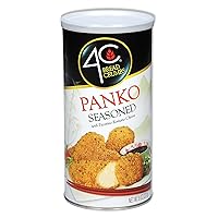 4C Premium Bread Crumbs, Panko Seasoned 1 Pack, Regular & Gluten Free, Flavorful Crispy Crunchy, Value Pack
