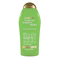Extra Strength Refreshing Scalp + Teatree Mint Conditioner, Invigorating Conditioner with Tea Tree & Peppermint Oil & Witch Hazel, Paraben-Free, Sulfate-Free Surfactants, 25.4 Fl Oz