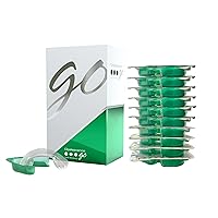 Opalescence Go 15- Prefilled Teeth Whitening Trays - 15% Hydrogen Peroxide - (10 Treatments) Made by Ultradent Products. Teeth Whitening Kit -Mint - 5194-1