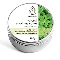 Lemon Balm Salve, Fast Acting/Natural Salve. Cold Sores - Skin Rashes - Irritated Skin - Itchy Skin. (3.4 Oz / 100 Ml)