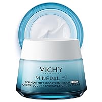 Vichy Mineral 89 Cream, 72H Moisture Boosting Cream | Hydrating Face Moisturizer with Hyaluronic Acid & Niacinamide | Daily Face Cream | Available in 2 Formulas | Suitable for All Skin Types