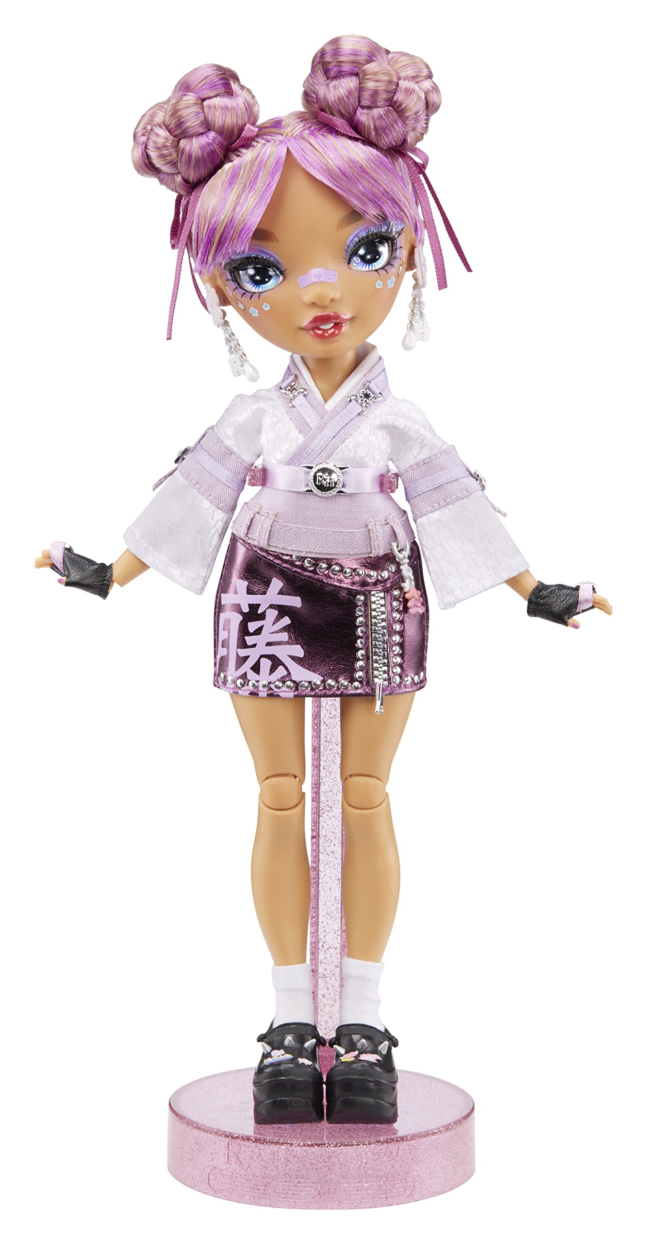 Rainbow High Lila Yamamoto- Mauve Purple Fashion Doll. 2 Designer Outfits to Mix & Match with Accessories, Great Gift for Kids 6-12 Years Old and Collectors