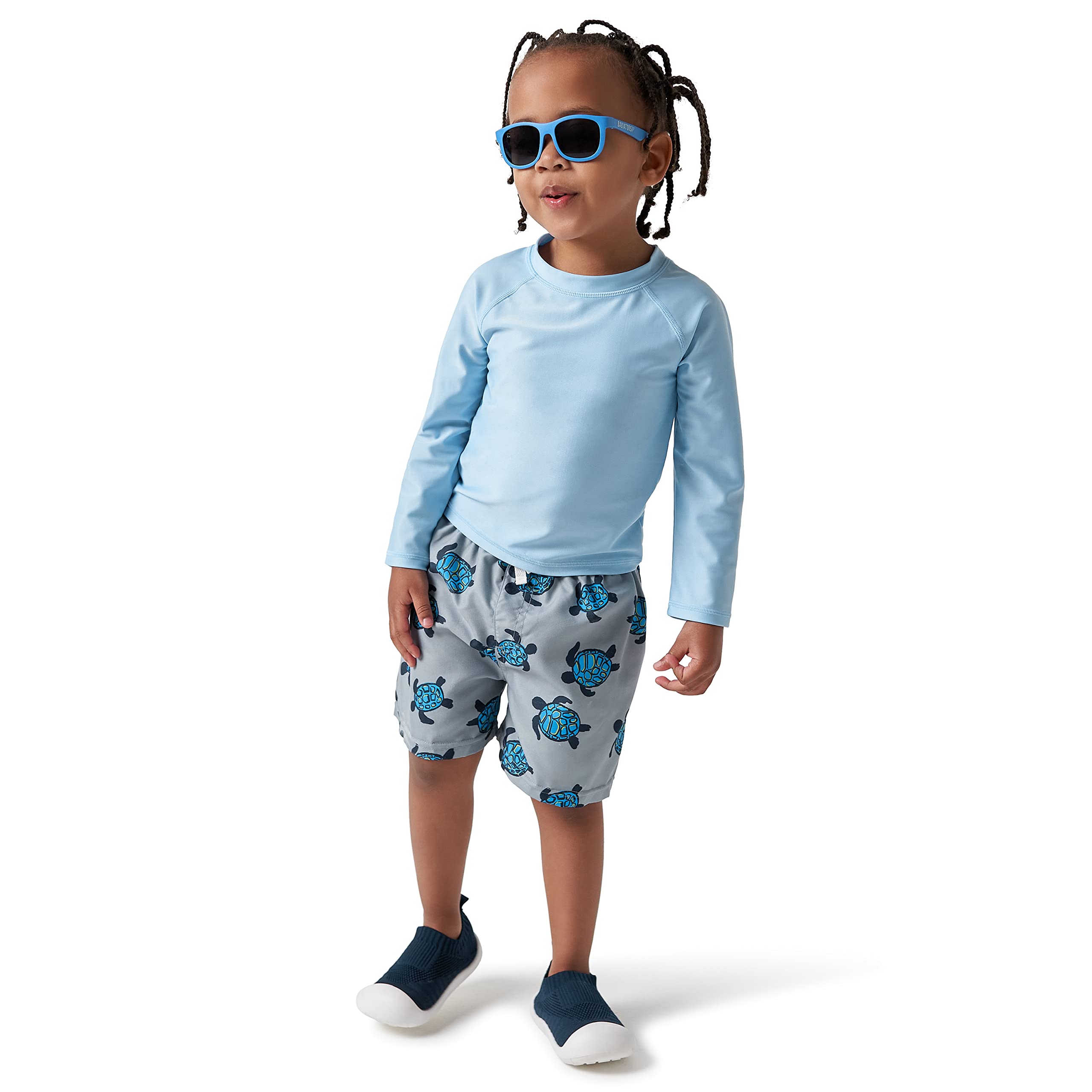 Gerber Unisex Baby Toddler UPF 50+ Long Sleeve Rashguard Swim Shirt