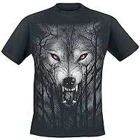 Spiral - Forest Wolf - T-Shirt Black