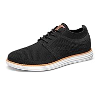 Men's Mesh Sneakers Oxfords Lace-Up Lightweight Casual Walking Shoes