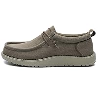 1TAZERO Mens Wide Shoes Casual Slip On Shoes for Men - Men Loafers Wide Comfortable Boat Shoes with Arch Support