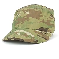 Trendy Apparel Shop Kid's Youth Size Digital Camo Military Flat Top Style Army Cap