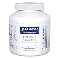 Pure Encapsulations EPA/DHA Essentials | Fish Oil Concentrate Supplement to Support Cardiovascular Health* | 180 Softgel Capsules