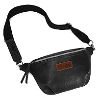Wrangler Fanny Pack Crossbody Sling Bag for Women Waist Bag Travel Belt Bags Bum Bag Gifts for Women Men