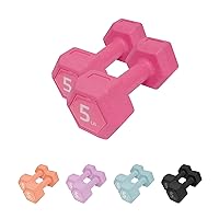 Dumbbell Sets - 5/10/15/20/25/36 lb Dumbbells Pair Hand Weights Set of 2 - Easy Grip - Free Arm Weights for Men and Women, Home Gym Exercise Equipment for Workouts Fitness Strength Training