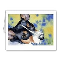 Rat Terrier - Set of 10 Note Cards With Envelopes