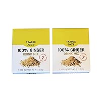 Trader Joe's 100% Natural Ginger Drink Mix 14-0.5oz (15g) Packets.
