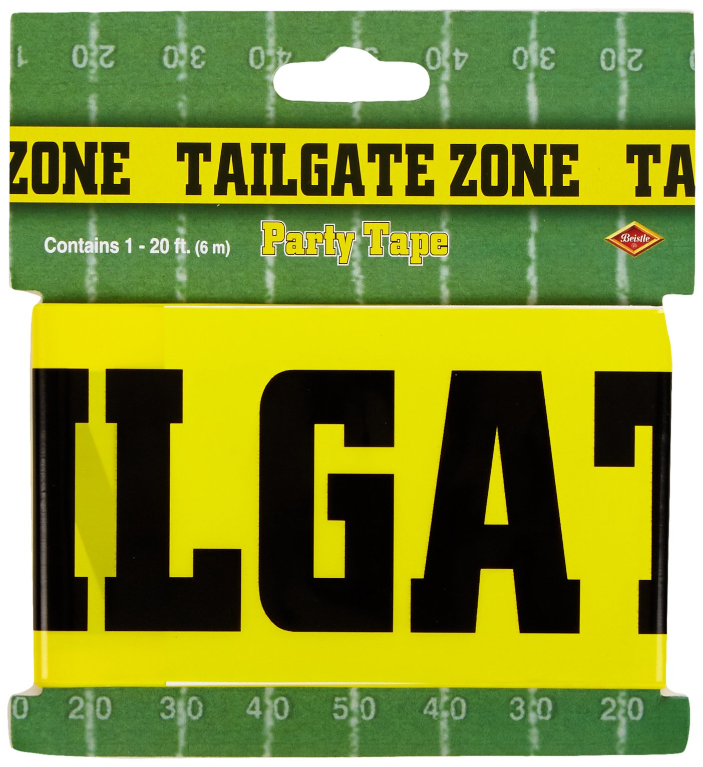 Tailgate Zone Party Tape Party Accessory (1 count) (1/Pkg)