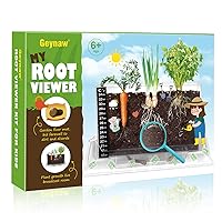 Root Viewer Kit for Kids - Gardening Set Toys - Craft Growing Kits for Ages 6-10 - Boys & Girls Birthday Easter Gifts Science STEM Toy - Kids Gardening Set - Lncluding 12 Pcs Annex